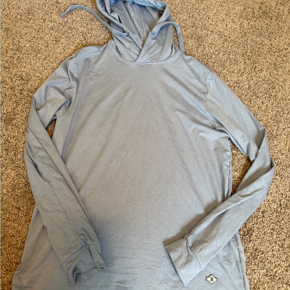 BURLEBO Blue Sweatshirt Casual Comfort